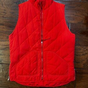 Miami Quilted Red Vest | Size Small | NWT | Full Zip